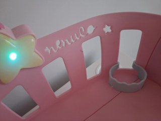 Cuna colecho Nenuco rosa con osito