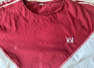 Camiseta Kouklax Talla M Roja y Blanca