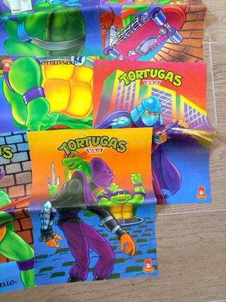 15 Posters Tortugas Ninja Años 90