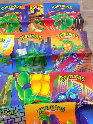 15 Posters Tortugas Ninja Años 90