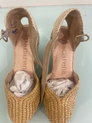 Alpargatas Macarena Beige y Marrón