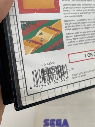 Buggy Run Sega Master System