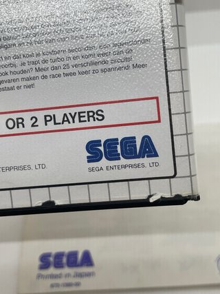 Buggy Run Sega Master System