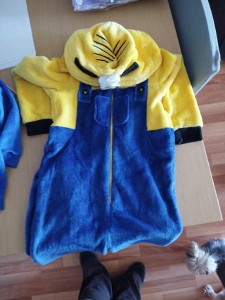 Pijama Minions Invierno para niños  Talla 9/10