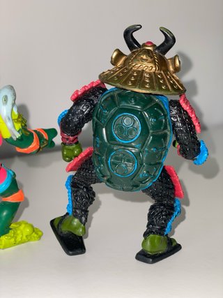 Set 2 TMNT vintage Playmates Leo Michelangelo
