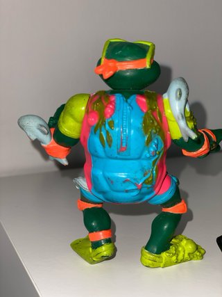 Set 2 TMNT vintage Playmates Leo Michelangelo