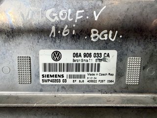 06A906033CA Centralita UCE Motor VW Golf 1.6i BGU