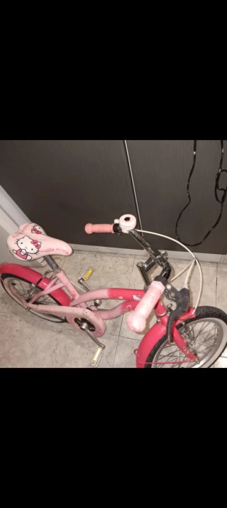Bicicleta Infantil Hello Kitty Rosa