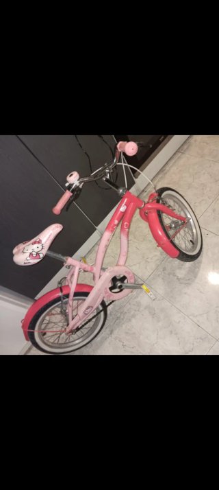 Bicicleta Infantil Hello Kitty Rosa