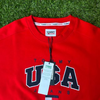 Sudadera Tommy Jeans USA Roja