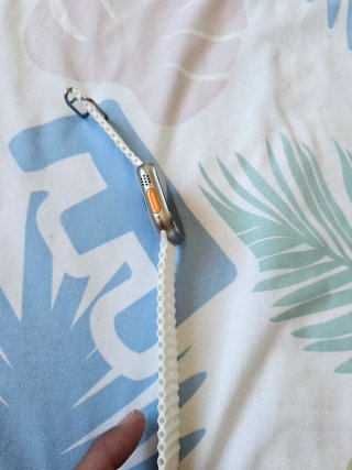 Apple Watch Plata con Correa Blanca