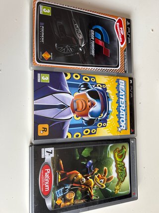 Lote 3 Juegos PSP: Gran Turismo, Beaterator, Daxte