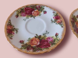 Servicio café para 2 Royal Albert Old Country Rose
