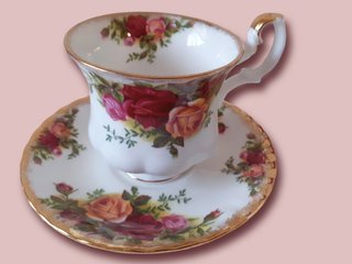 Servicio café para 2 Royal Albert Old Country Rose