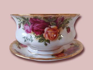 Servicio café para 2 Royal Albert Old Country Rose