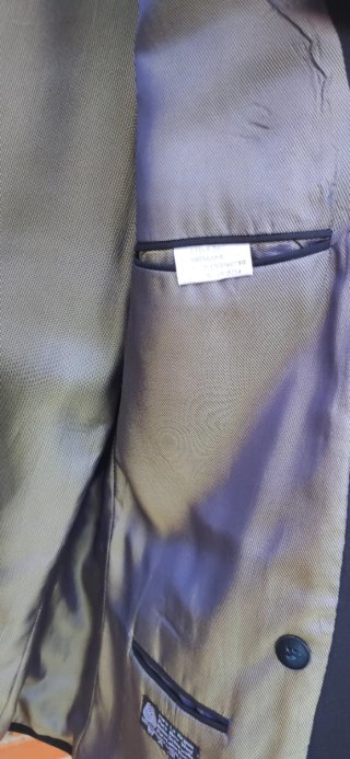 Chaqueta cruzada caballero azul