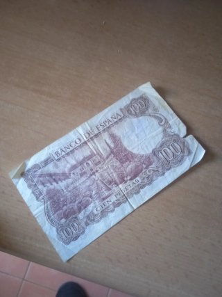 Billete 100 pesetas 1970