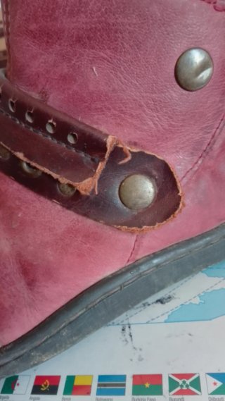 Botines Rieker Rojo/Marrón Talla 37