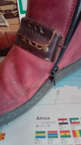 Botines Rieker Rojo/Marrón Talla 37