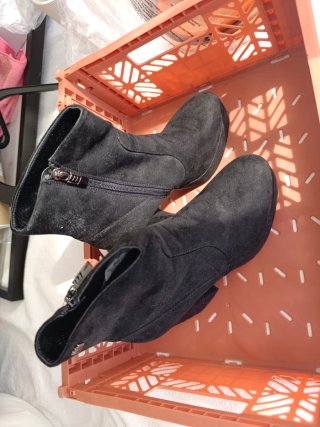 Botines Mustang Negros Talla 38