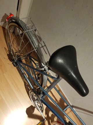 Bicicleta Clásica Vintage Mixta Azul