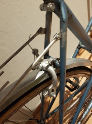 Bicicleta Clásica Vintage Mixta Azul