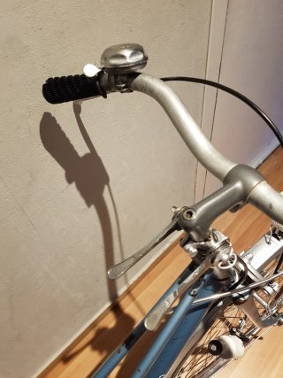 Bicicleta Clásica Vintage Mixta Azul