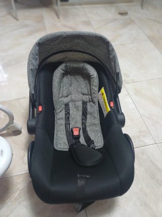 Carro de bebé 3 piezas gris