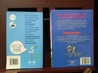 Lote 5 libros infantiles (de 5 a 11 años)