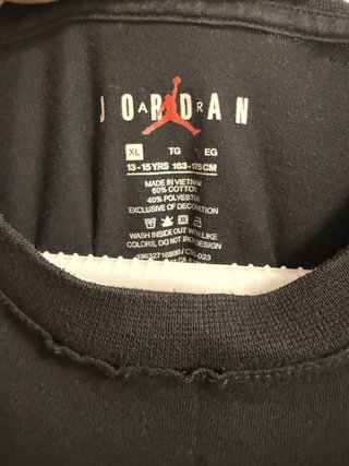 Camiseta Jordan XL Negra