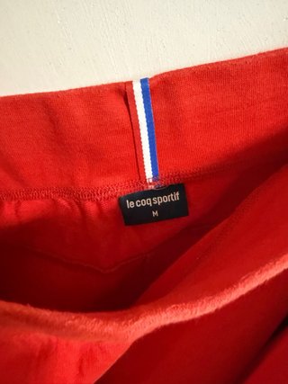 Pantalón corto Le Coq Sportif rojo