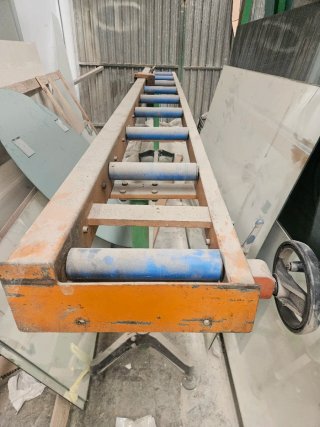 Mesa medidora para cortar aluminio