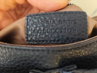 Bolso de hombro azul oscuro