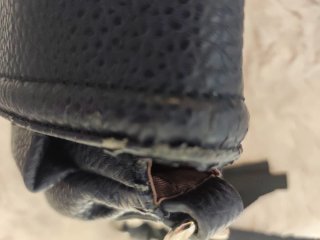 Bolso de hombro azul oscuro