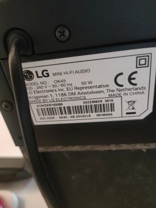 LG Xboom Cadena de Música
