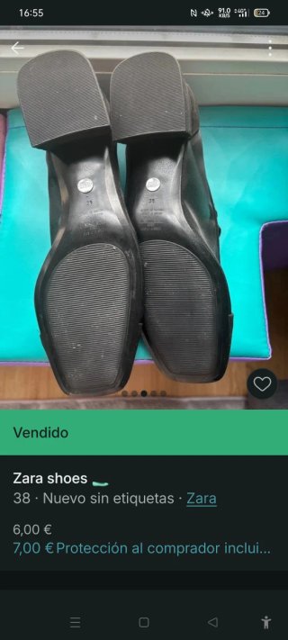 Bailarinas ZARA Negro Talla 38