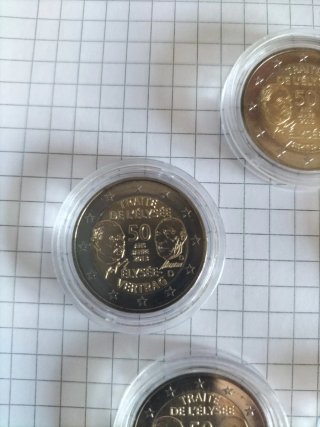 Lote 5 monedas 2 Euro Alemania 2013 Conmemorativas