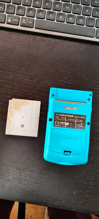 Game Boy Color Azzurro + Wave Race