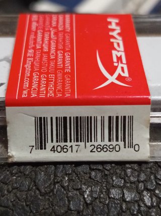 Memoria RAM HyperX Fury DDR4 8GB
