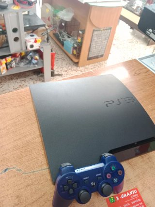 CONSOLA SONY PS3 SLIM 320GB MANDO Y CABLES
