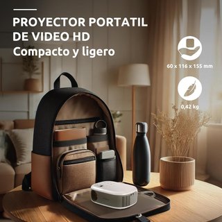 SIN ABRIR Mini Proyector Portátil 120 ANSI