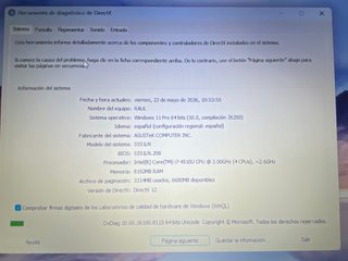 Portátil Asus i7 8gb ram Windows 11