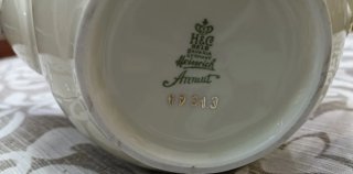 Teiera e zuccheriera in porcellana bavaria anni 60
