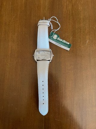 Citizen Eco-Drive Dual Time Bianco mai indossato
