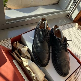 Zapatos Morjas Derby Negro Talla 40
