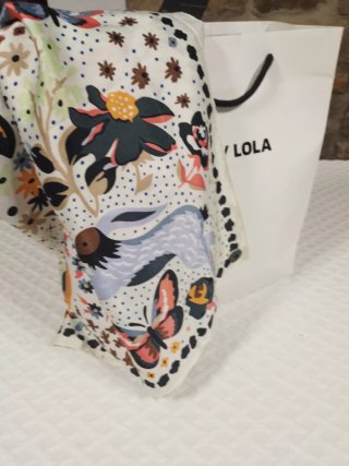 Pañuelo Bimba y Lola Seda Multicolor