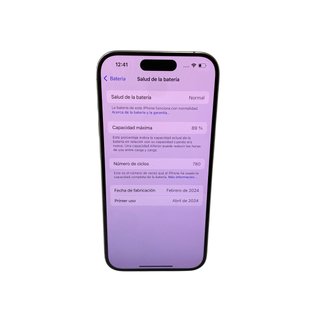 APPLE IPHONE 15 PRO 5G 256GB GRIS TITANIO NATURAL