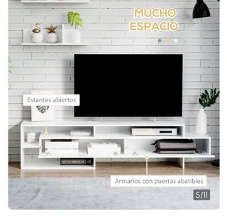 Mueble TV Nórdico Blanco