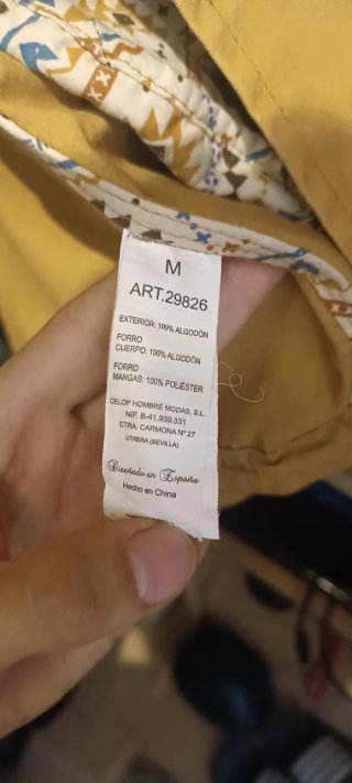 Parka Celopman marrón - talla M