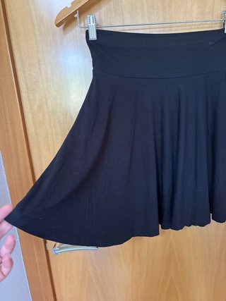 Minifalda negra H&M